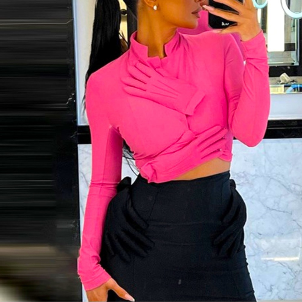 Panther Pink Baddie Shirt Set